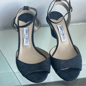 Jimmy Choo Heels navy blue